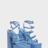 Sandalias de plataforma azules